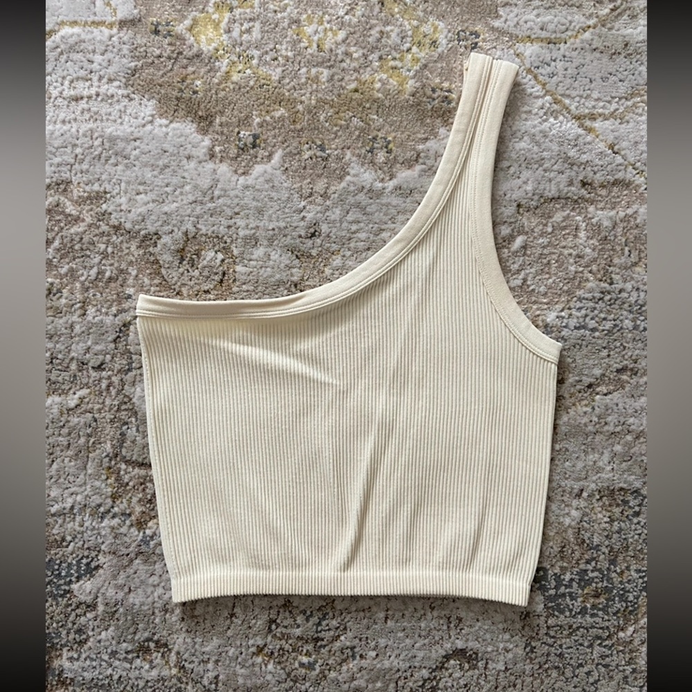 Zara Stretchy One Shoulder Top